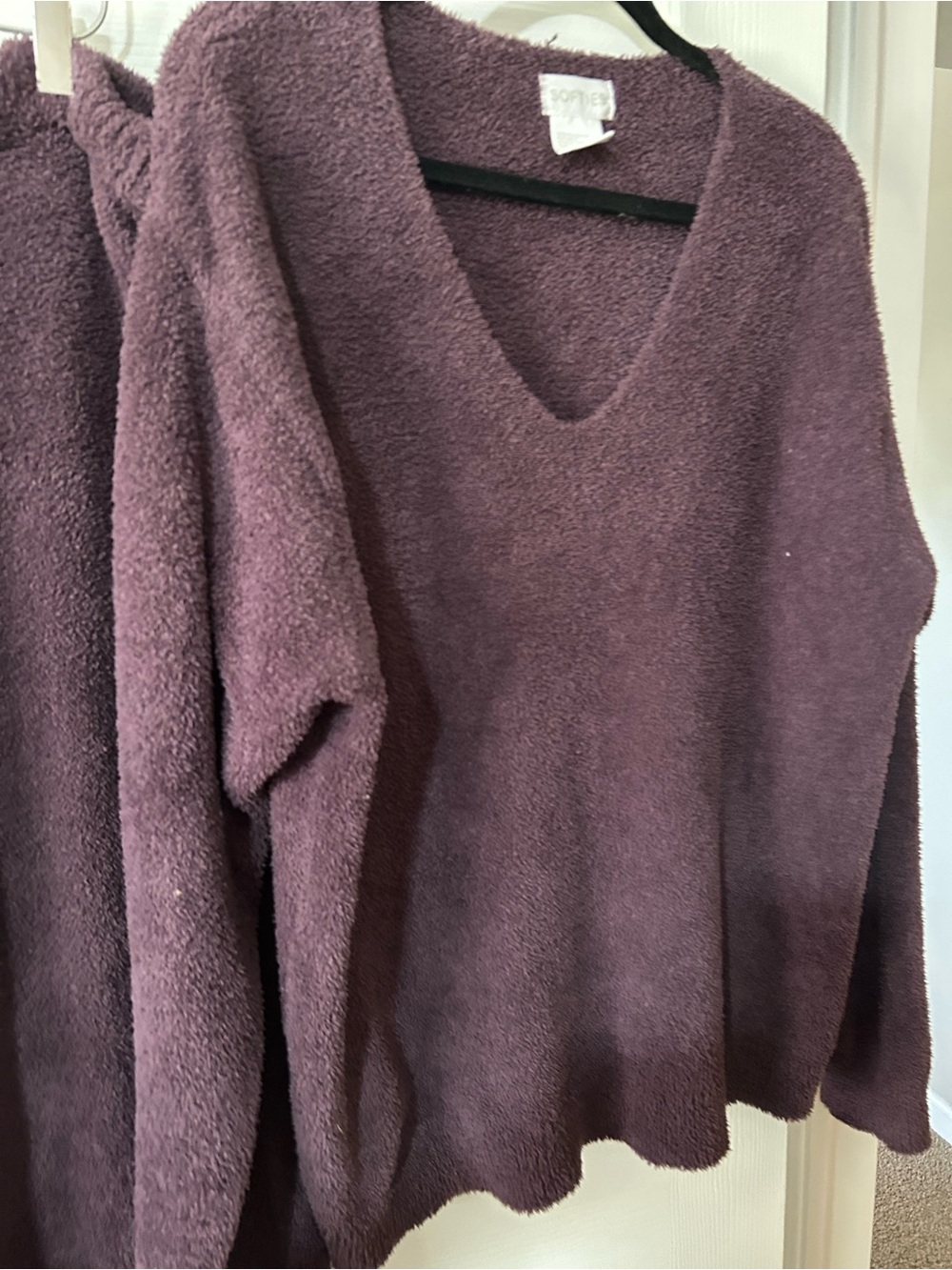 Softies Marshmallow Lounge Set in Deep Plum - Women’s L - Picture 4 of 6